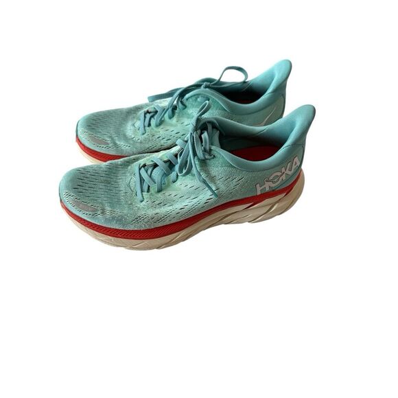 Hoka One One Clifton 8 Running Shoes Womens Size 8B Blue Comfort Athletic - Picture 4 of 10